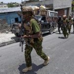 Haiti=Kenyan police shoot and injured leader, 20 gang members