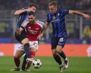 Inter Milan Edges Arsenal in Tactical Battle as Hak Attack Decides Contest