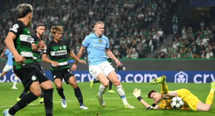 SPORTING STUNS MANCHESTER CITY IN SPECTACULAR 4-1 VICTORY