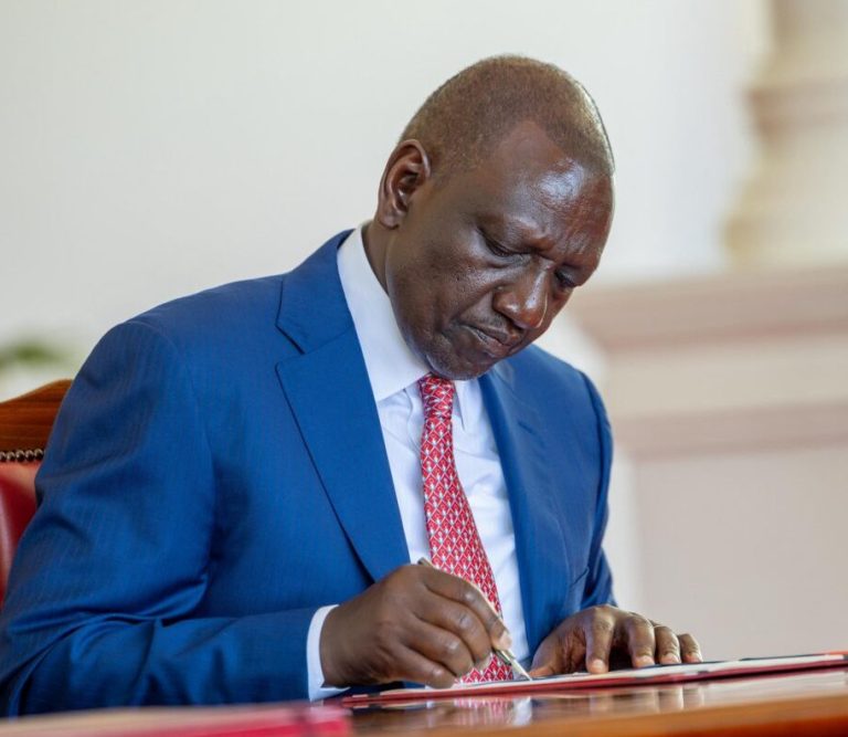 President Ruto signs the division of Revenue Bill 2024